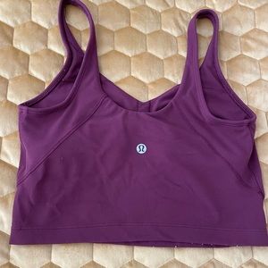 Align tank size 4 burgundy garnet lululemon